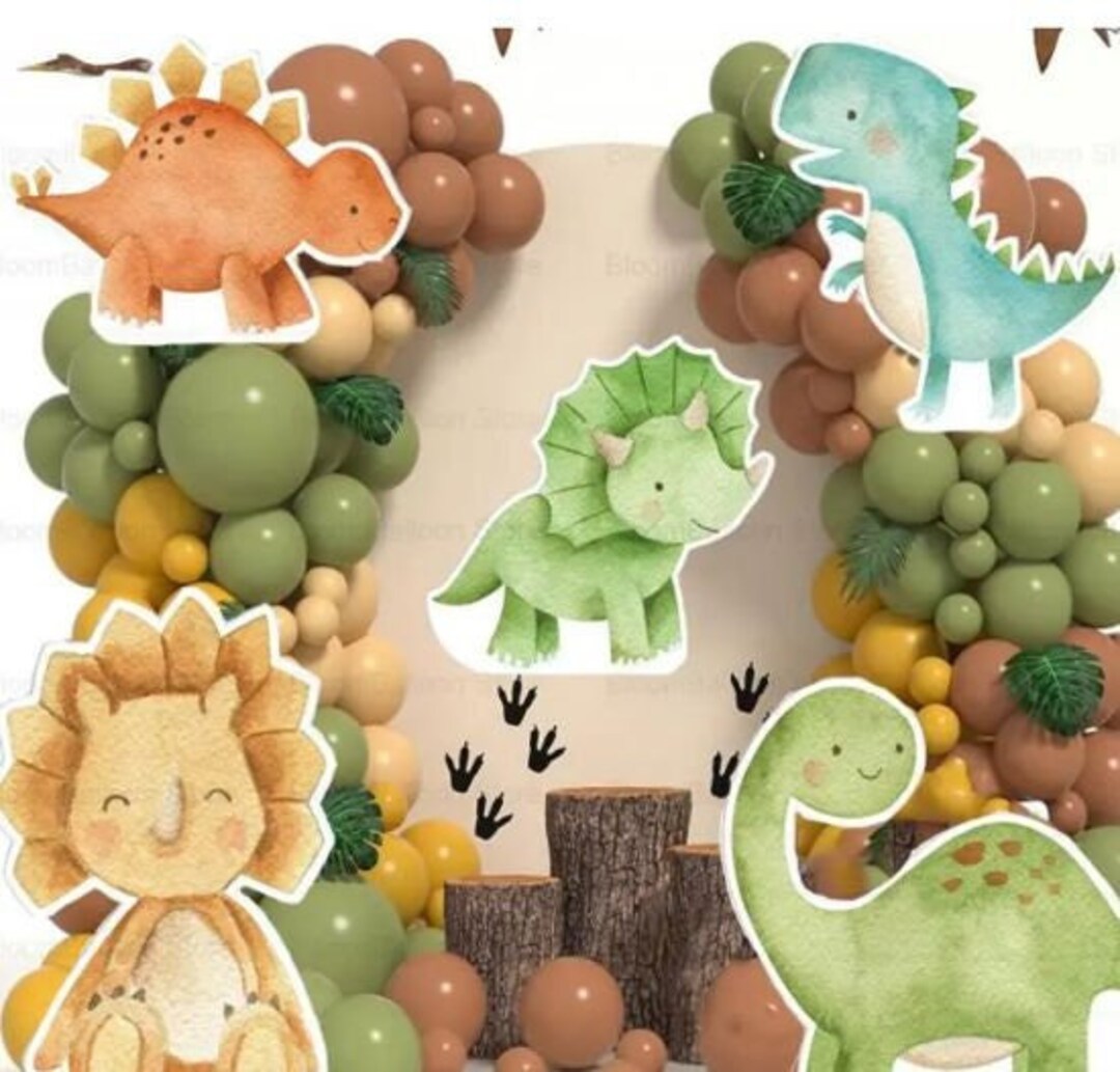 Baby Dinosaur Foam Core Cut Out Decoration Set of 3 - Etsy