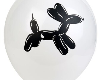 CLEARANCE Balloon Dog Balloon 11" Biodegradable Latex- set of 10