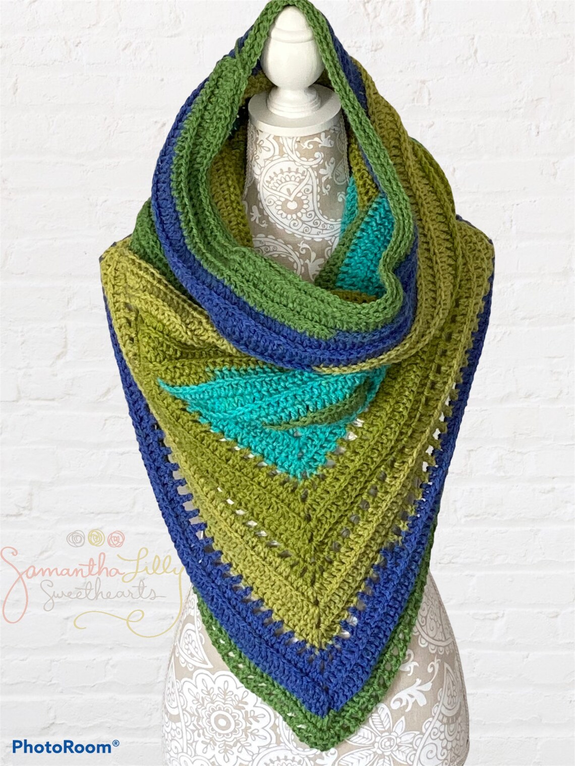 wild oleander hooded scarf crochet pattern