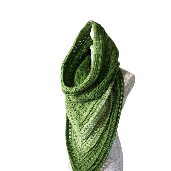 Wild oleander hooded Scarf, Fall fashion, triangle, shawl, bandanna, hooded scarf, poncho, scoodie, infinity scarf, cowl, green, winter