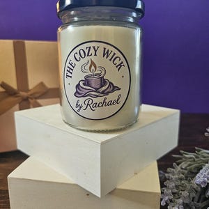 Honey Bear Candle– Cute New Mom or Baby Shower Gift– Cozy Cottagecore Decor – Whimsical Soy Wax Candle, Animal Lover Candle