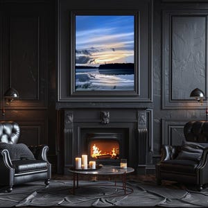 Sunset Reflections - Digital Wall Art for Home Decor