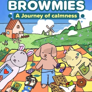 Browmies Universe Malbuch, 70 Seiten, süßes Malbuch, mutiges und einfaches Malbuch, zum Ausdrucken, sofortiger Download