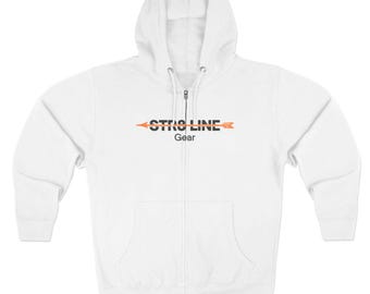STR8 Line Zahnrad Hirsch Illustration Hoodie | Jagd Vintage Buck Design