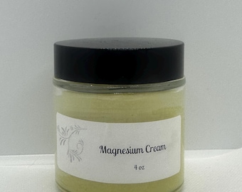 Crema calmante de magnesio para músculos doloridos y un sueño reparador