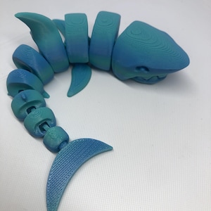 Shark, mini 3D print shark, Fidget shark, Toy Shark,