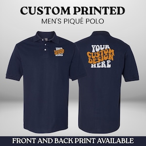 Personalized Polo Shirt for Men & Women, Custom Polo Shirts, Custom Business Logo Polo, Monogrammed Team Polos, Business Attire
