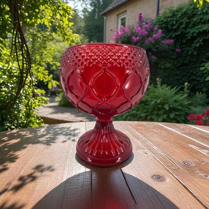 Red Glass Icon Lamp 2.55x3.93 in, Oil Lamp, Retro Lamp, Hanging Oil Lamp, Oil Candle, Vintage Oil Lamp, Orthodox Christian