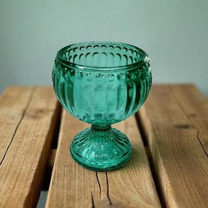 Green Glass Icon Lamp 2.55x3.93 in, Oil Lamp, Retro Lamp, Hanging Oil Lamp, Oil Candle, Vintage Oil Lamp, Orthodox Christian