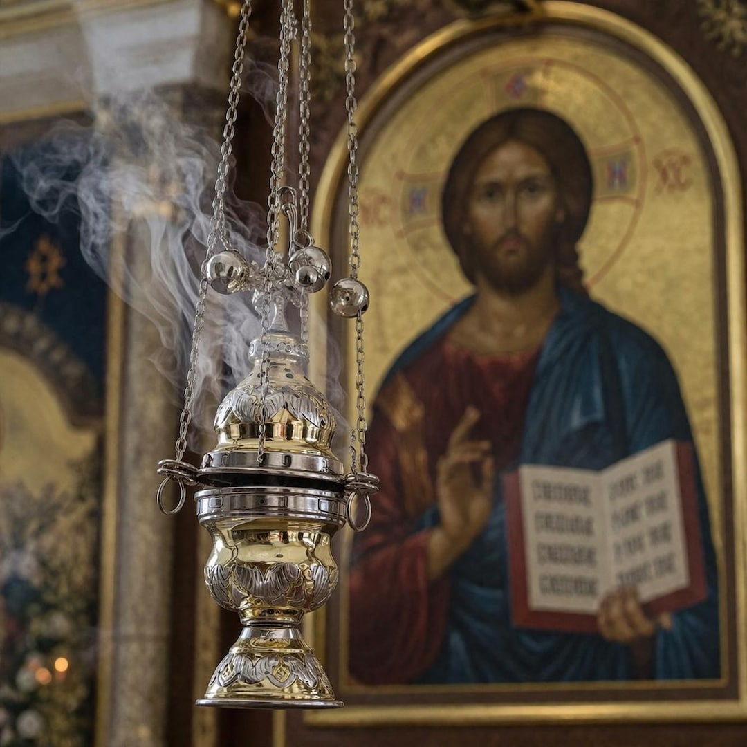 Incensor Orthodox Censer Incense Burner 7.3in Priest Thurible Church Decor - Etsy