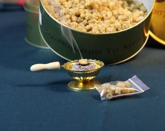 Greek Incense Black Grape | Orthodox Church Incense | Natural Resin Frankincense | Handmade Athonite Incense | Religious Gift