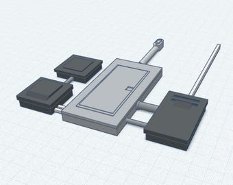Paquete de caja de utilidades a escala 1:12, archivos .stl