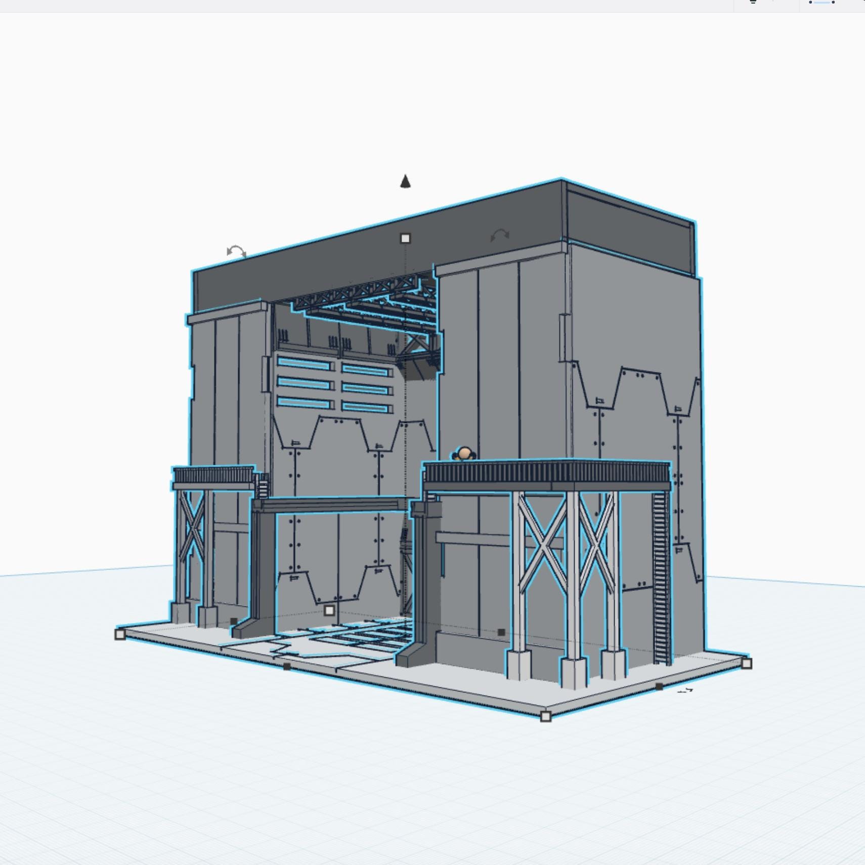 1/144 Scale Gundam Hangar Diorama .stl Files - Etsy