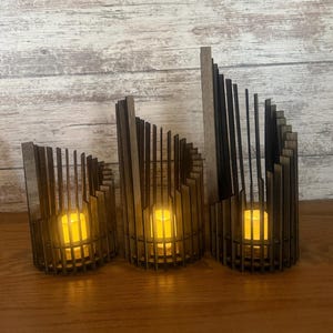 Rustic Wooden Tealight Holder  Custom Candle Holder  Personalized Anniversary Gift  Handmade Wedding Centerpiece  Eco-Friendly Rustic Decor