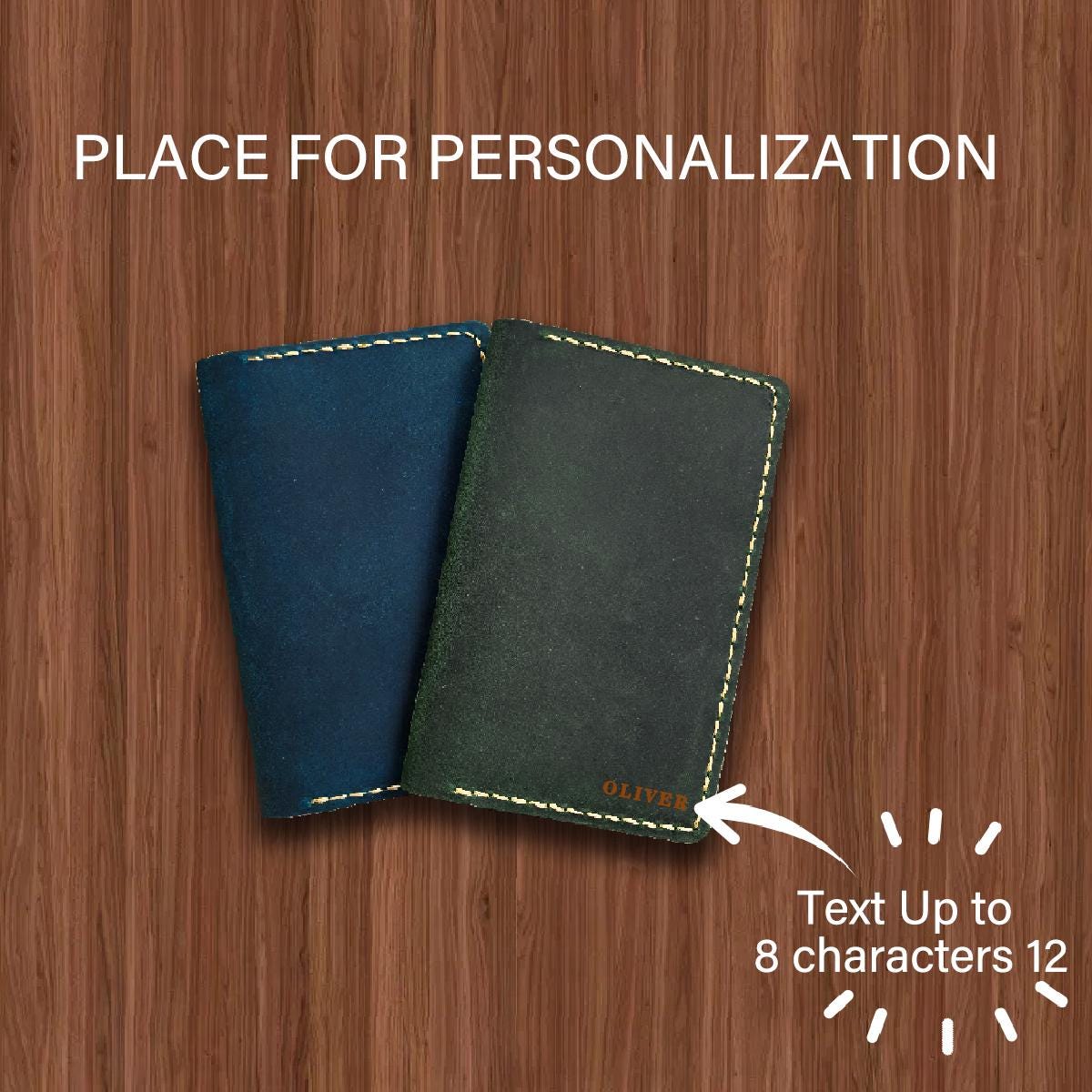 Personalized Crazy Horse Leather Mini Notepad Cover (3.5x5.5 Inch) - Etsy