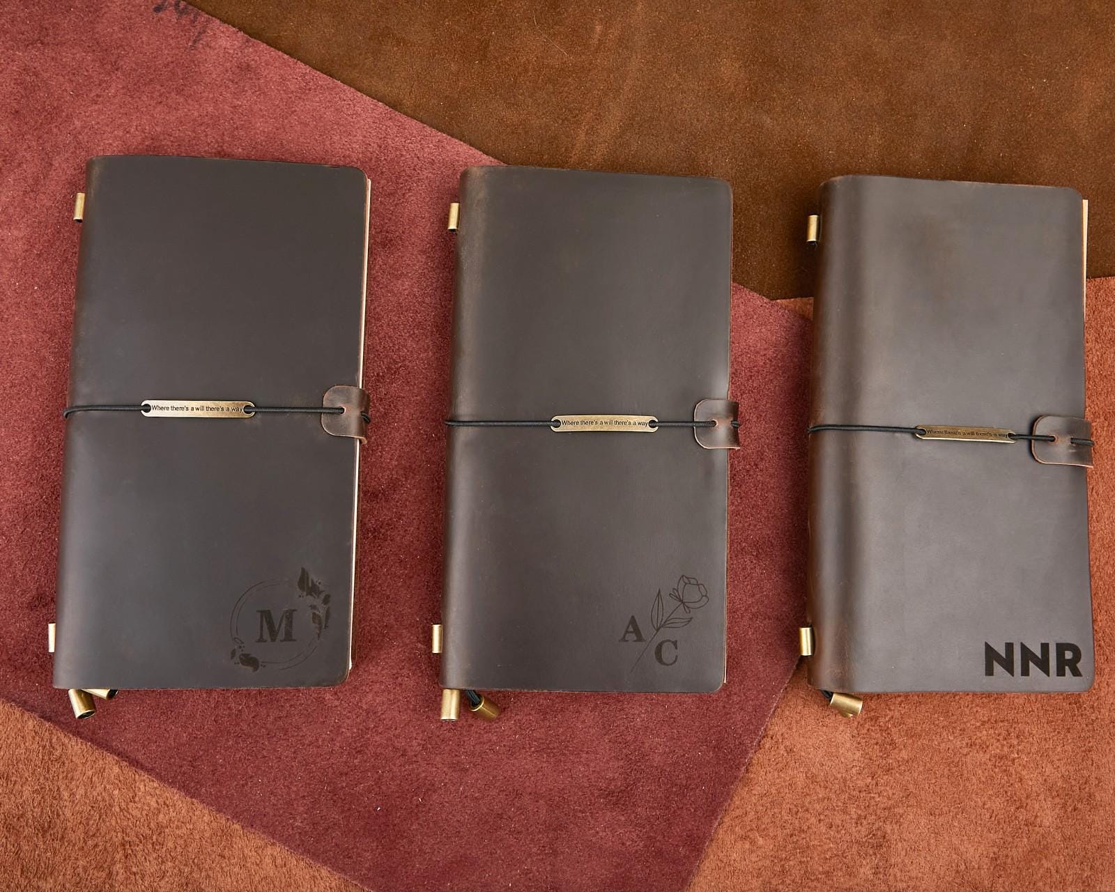 Handmade Vintage Leather Traveler's Notebook (8.5x4.5) - Etsy