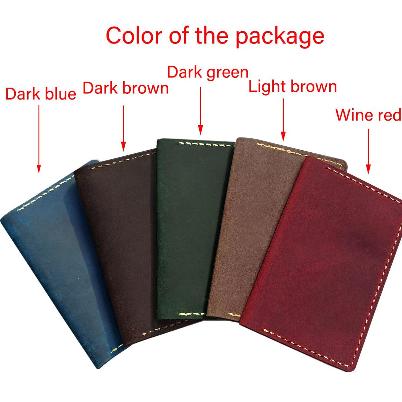 Personalized Crazy Horse Leather Mini Notepad Cover (3.5x5.5 Inch) - Etsy