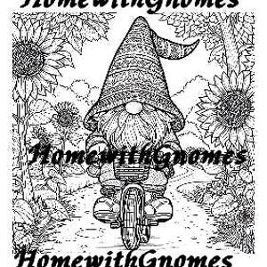 Cottagecore Gnome Coloring Book: Whimsical Forest Designs (Digital Download)