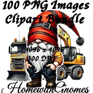 Aquarel 100 schattige kabouterpng's met werkthema | 300 dpi-afbeeldingen | Leuke kabouterberoepen voor het maken van papier, sublimatie en doe-het-zelfprojecten