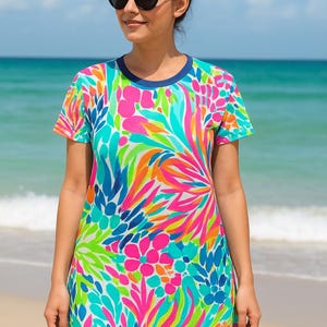 Strandkleid, Freizeitkleid, Sommerkleid, TShirt Kleid für den Sommer