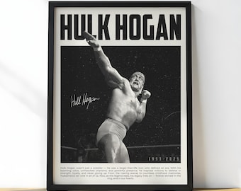 ハルク・ホーガン直筆サイン入り 16x20 WWE レスリング写真 BECKETT