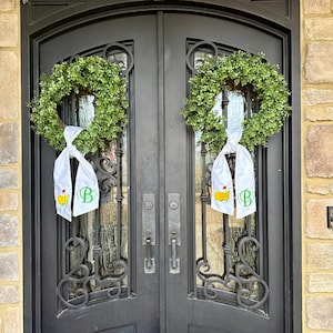 Custom Golf Theme Wreath Sash