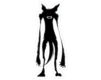 Michigan Dogman Cryptid_sticker