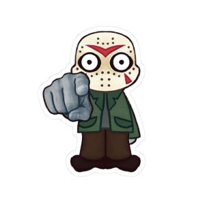 Jason Halloween sticker