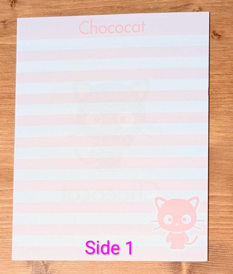 Chococat Letter Set, Mini Memo Pad - Etsy