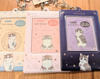 Mofusand ID Card Case with Metal Clasp: ID, Badge or Photo Holder