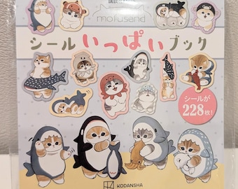 Mofusand Cat Stickers 228 pcs Mega Collection with Message Memos