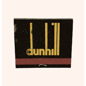 Matchbook Illustration Print - Instant Download - 80's London Company