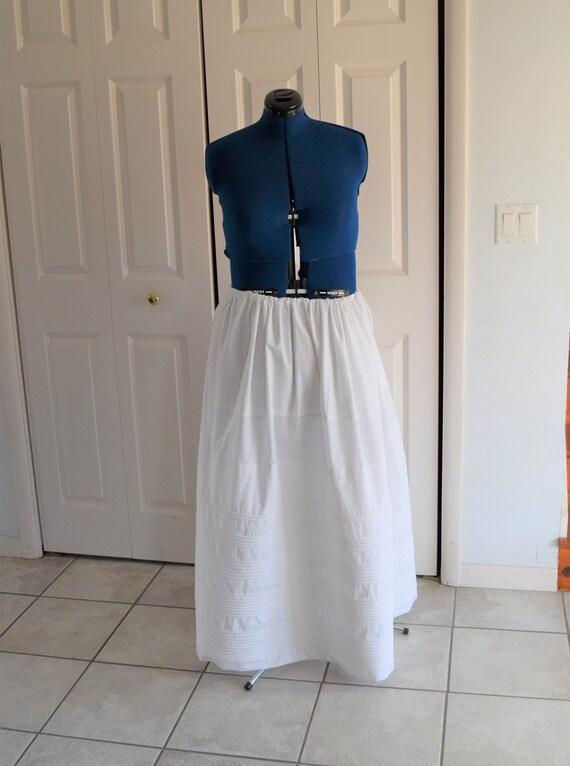 Womens corded petticoat Civil War reenactment Reneissance