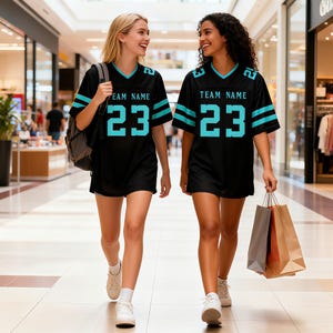 Camiseta de fútbol personalizada con nombre y número para hombres, mujeres y jóvenes, uniforme deportivo personalizado, regalos de Navidad. imagen 8