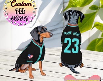 Custom Pet Dog Jersey, Add Pet Name Number, Personalized Team Spirit Shirt Uniform Jersey For Pet, Pet Dog Cat Puppy Fan Gift