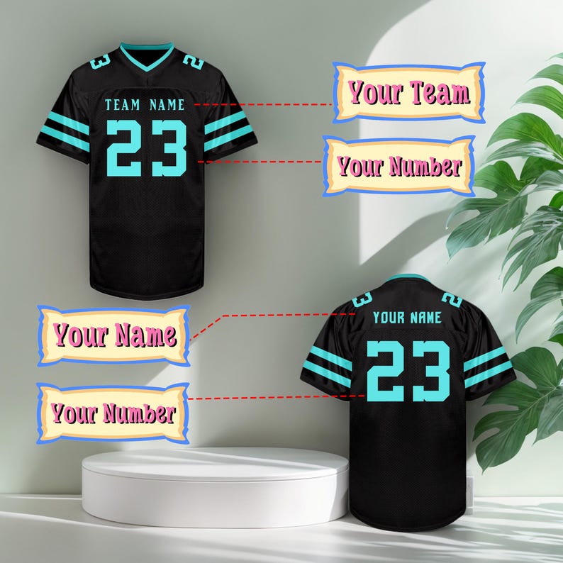 Camiseta de fútbol personalizada con nombre y número para hombres, mujeres y jóvenes, uniforme deportivo personalizado, regalos de Navidad. imagen 4