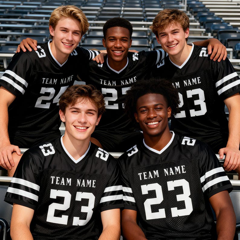 Camiseta de fútbol personalizada con nombre y número para hombres, mujeres y jóvenes, uniforme deportivo personalizado, regalos de Navidad. imagen 10