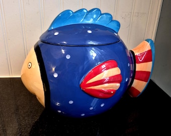 COCO DOWLEY ceramic cookie jar