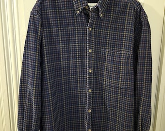 Koszula męska Vintage Eddie Bauer Corduroy Medium