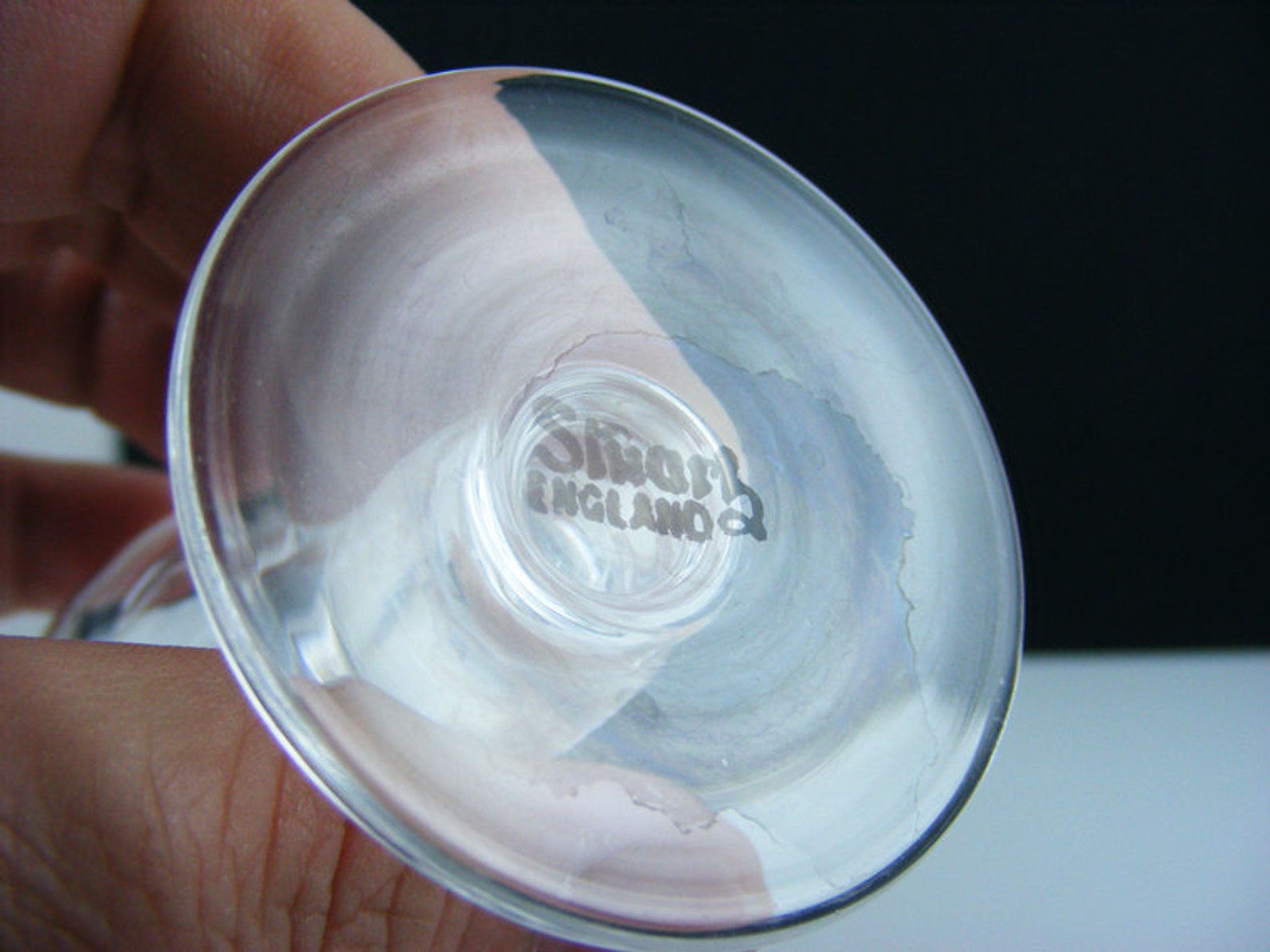 Crystal Cordials Stuart of England Aperitif Glasses Vintage Stemware