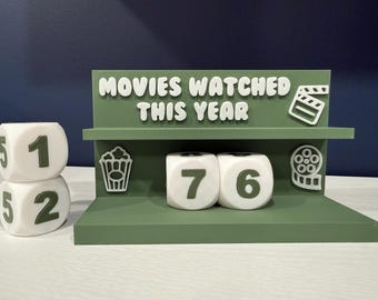 Movie Tracker Block Set – Fun Home Decor for Film Buffs