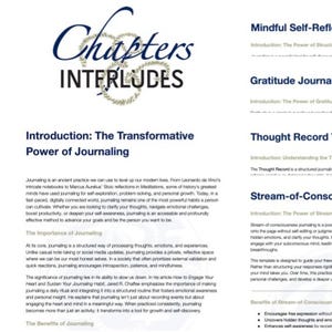 Transform Your Life with Guided Journaling - The Stoic Reflection & Mindfulness Bundle (3 detailed templates to accelerate personal growth!)