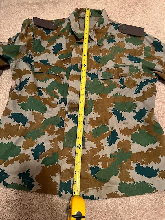 60’s Blumentarn Camo East German Blumentarn Camo Collar Tunic 1960s - Etsy