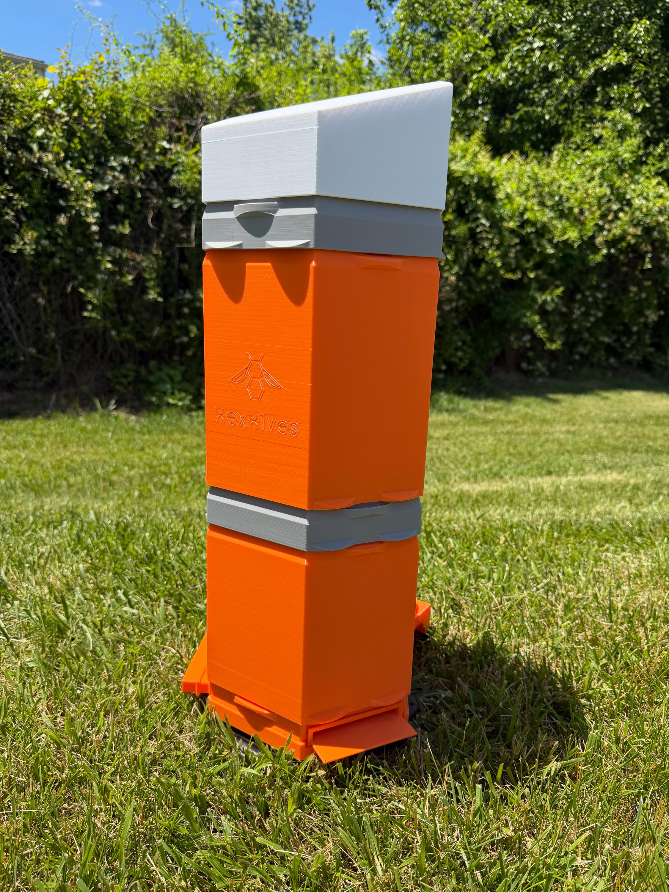 Hexhives Premium Full Hive Bundle | Complete 3D Printed Modular Beehive ...