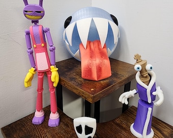 Digital Circus 3D Printed Figures – Customizable Collectibles - NOT PLAY ITEMS