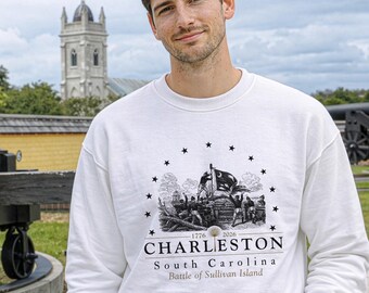 Patriotic South Carolina T-Shirt, Charleston 1776 Pullover, Palmetto State Sweatshirt