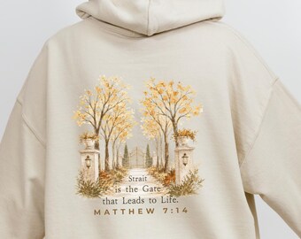 Christian Granola Girl Hoodie, Earthy Clothing, Outdoorsy Bible Verse Sweatshirt, Autumn Clothing for Women