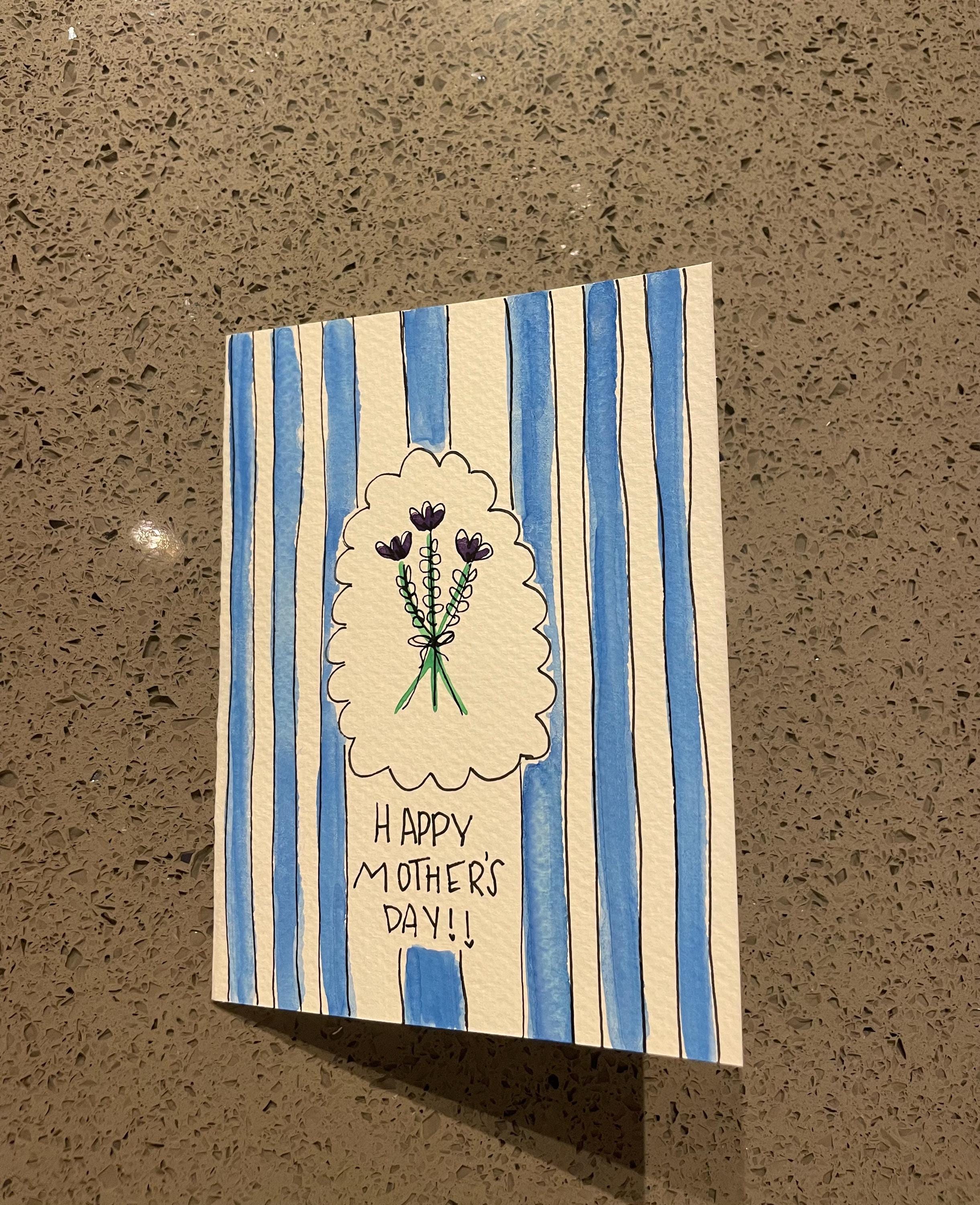 Mother’s Day Hand Painted Watercolor Cards! Blank Cards, Envelopes ...