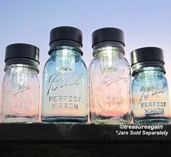 mason jar solar lids
