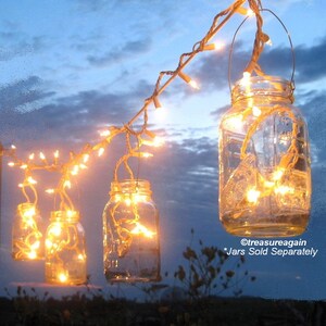 Mason Jar Party Lights DIY Lantern Hangers for Wedding, Patio, or Garden, Mason Jar Hangers, 6 or More, no jars